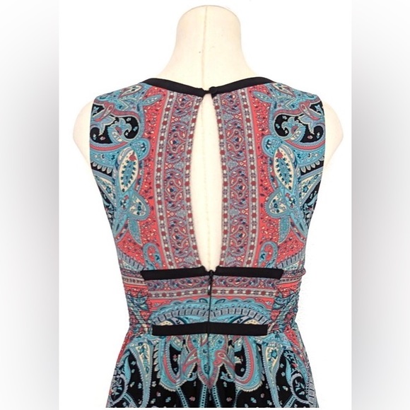 BCBG MaxAzria Elyza Deep V Maxi Dress - Picture 6 of 13